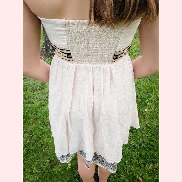 Free People Light Pink Multi Layer Dress - Size 0 - Picture 2 of 7